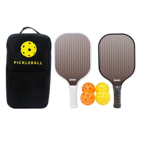 Paletas de Pickleball a precio de fábrica, juego de Pickleball de superficie de fibra de vidrio aprobado por USAPA con raquetas de Pickleball, juego de paletas de Pickle Ball para hombres y mujeres