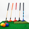 Palos de golf ajustables para niños, putter de golf de aleación de aluminio 6063 para diestros/zurdos, juego de golf para niños de interior/exterior, mini putters de golf, regalo con pelotas de golf de colores