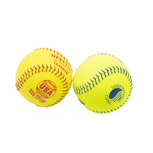 2023 Pelotas de softbol de entrenamiento oficiales de estilo popular, cubo de pelotas de softbol de lanzamiento rápido de 12 pulgadas a la venta