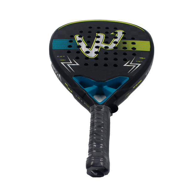 Nuevos productos explosivos Fabricante al aire libre Fábrica Entrenamiento profesional Raqueta de tenis Padel Black Carbon