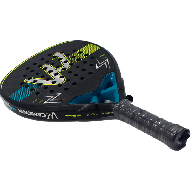 Nuevos productos explosivos Fabricante al aire libre Fábrica Entrenamiento profesional Raqueta de tenis Padel Black Carbon