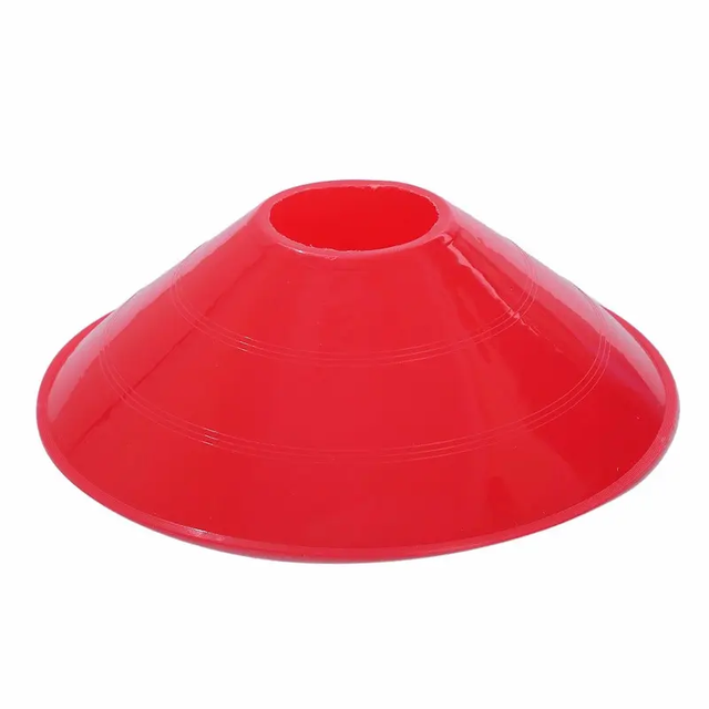 Disco plástico del cono del obstáculo del entrenamiento de la velocidad de los conos del disco de la agilidad del fútbol del logotipo del fútbol