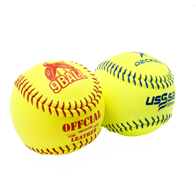 2023 Pelotas de softbol de entrenamiento oficiales de estilo popular, cubo de pelotas de softbol de lanzamiento rápido de 12 pulgadas a la venta