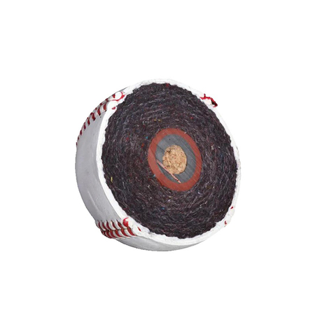 Béisbol de cuero de vaca con logotipo personalizado, duradero, de alta calidad, 15% de contenido de lana, para práctica y partido de adolescentes