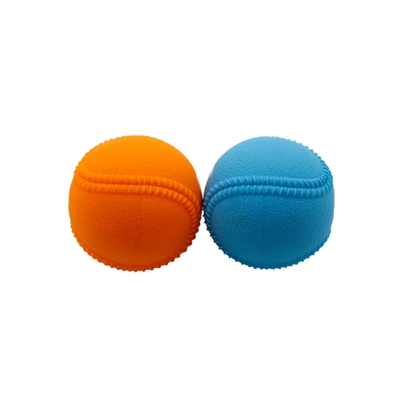 Diseño de béisbol colorido al por mayor con material de cuero de PVC Bola plyo Bola llena de arena Bola ponderada de concha suave