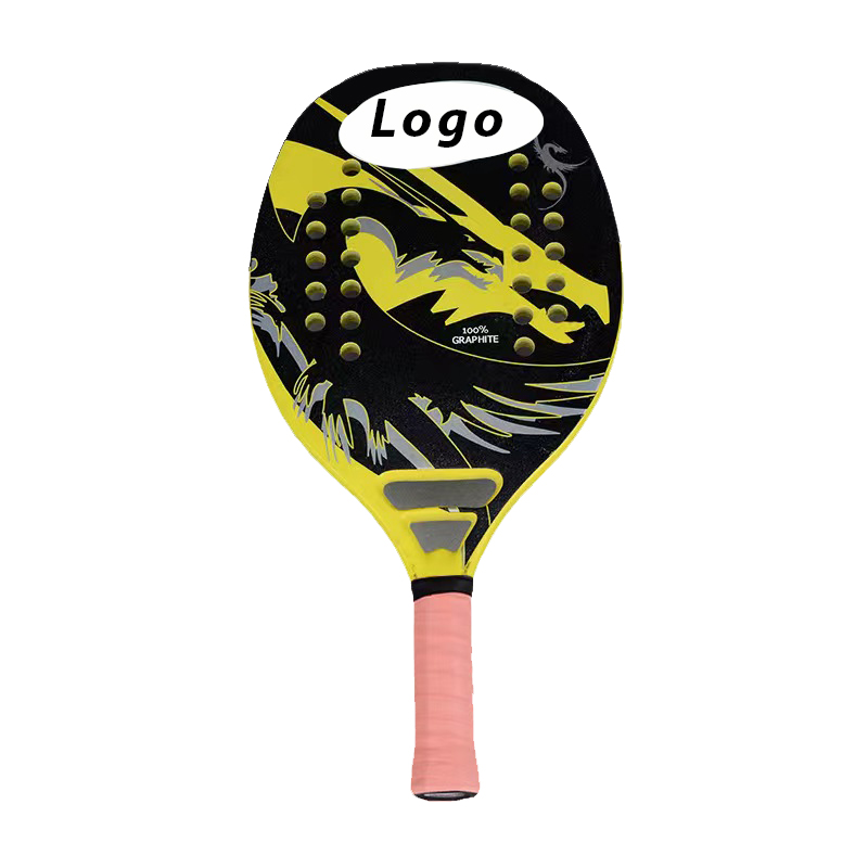 Precio de fábrica, raqueta de tenis de playa, fibra de carbono con núcleo de espuma viscoelástica EVA, Padel de tenis para toda la venta