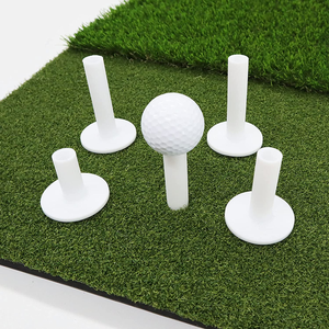 Tees de golf personalizados, venta directa de fábrica, tee de goma para golf para campo de prácticas