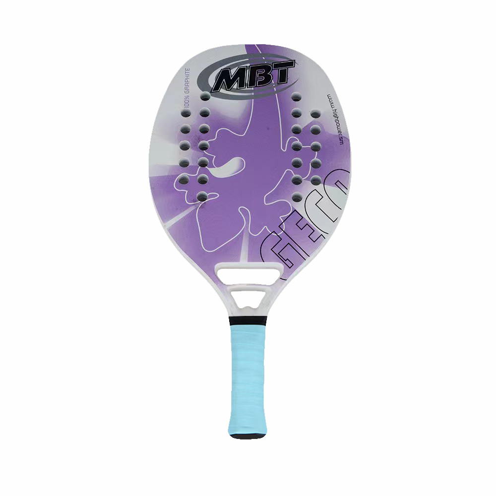 Precio de fábrica, raqueta de tenis de playa, fibra de carbono con núcleo de espuma viscoelástica EVA, Padel de tenis para toda la venta