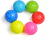 Venta caliente Logotipo personalizado Regalo de promoción Surlyn Mini coloridas pelotas de golf para niños Golf Range Ball con precio de fábrica