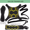 Precio de fábrica cinturón ajustable manos libres tiro Solo práctica ayuda de entrenamiento habilidades de Control fútbol entrenador de patadas
