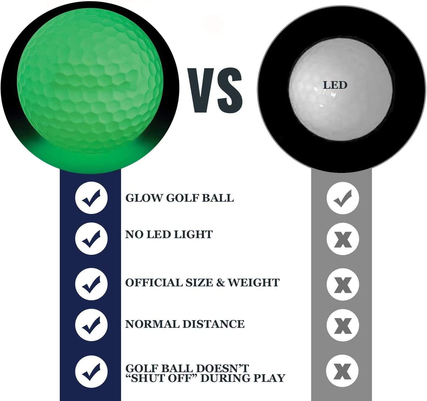 Pelota de golf luminosa (3)