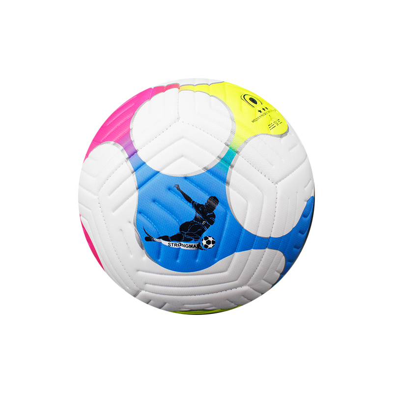Balón de fútbol del fútbol del tamaño 3/4/5 del nuevo logotipo personalizado del precio barato de alta calidad del material de la PU de la moda