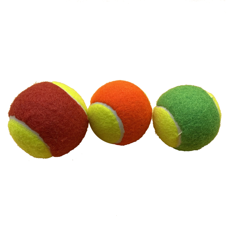 Pelotas de tenis para niños, herramienta de entrenamiento a granel sin presión, etapa de baja compresión, rojo, naranja, verde, práctica para jóvenes principiantes