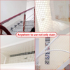 Protector de barandilla de balcón para escaleras para niños/juguete para mascotas anticaída, red de seguridad de poliéster duradera y blanca resistente